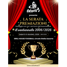 Locandina Premiazioni 2026