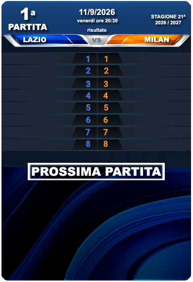 Scheda 1a partita 2026 11/9/2026
