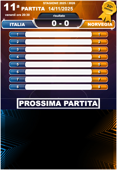 Scheda 10a partita 2025