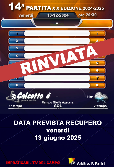 Scheda partita
