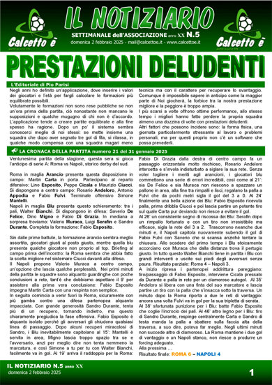 Notiziario N. 5 del 2/2/2025