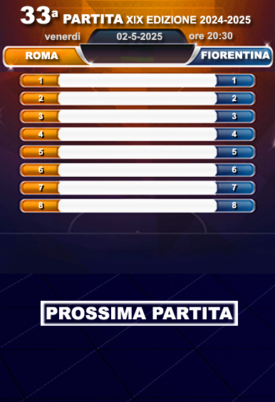 Scheda 32a partita del 2/5/2025
