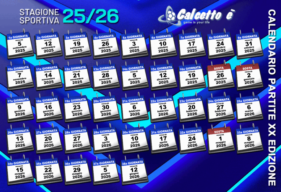 Calendario 2025/2026