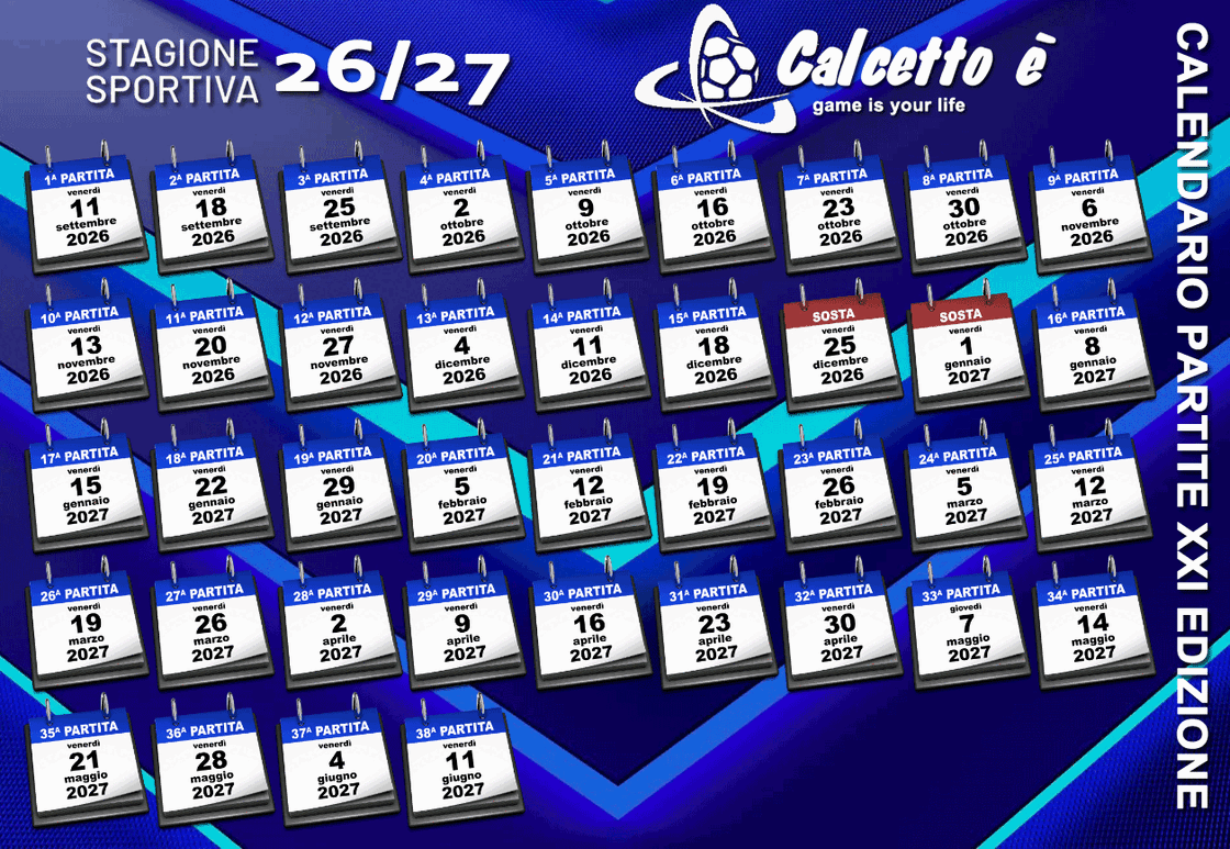 Calendario 2026/2027